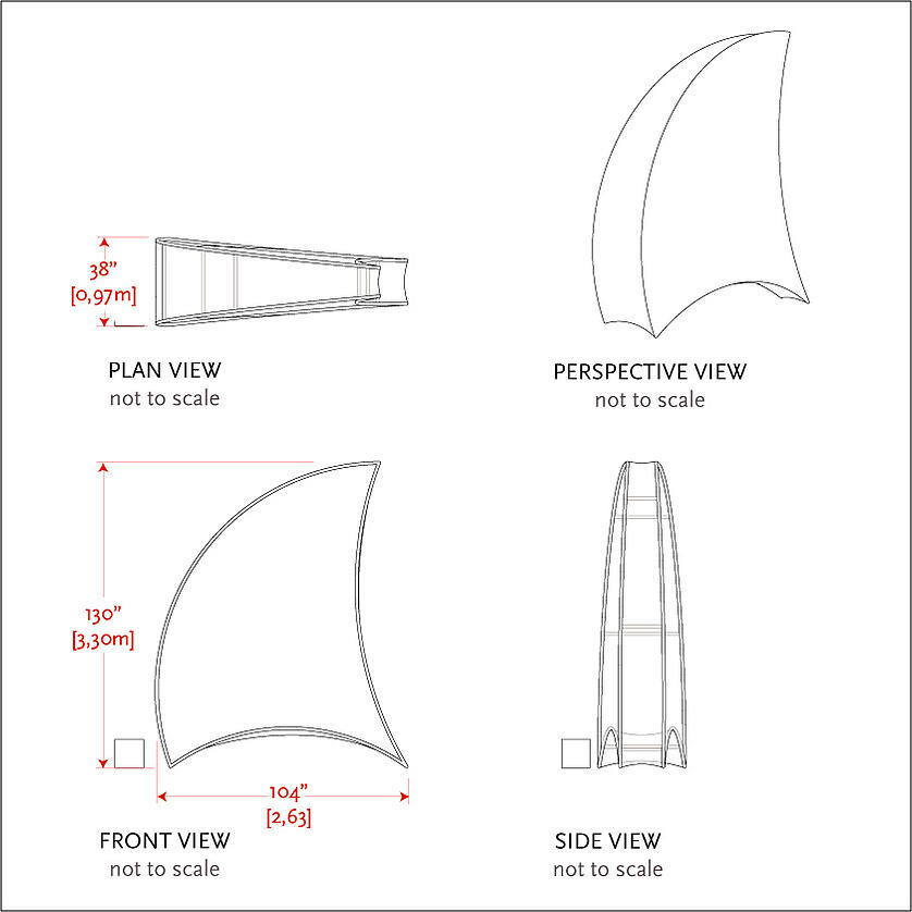 Wave Drop Wall dims 2 840