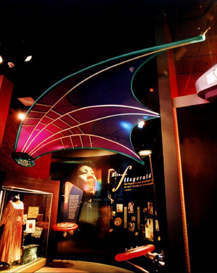 Fabric structures, custom, museum, American Jazz Museum, Kansas City, MO Fabric structures, custom, museum, American Jazz Museum, Kansas City, MO