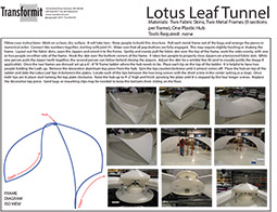 Lotus Leaf Tunnel hub version 2 Directions 255