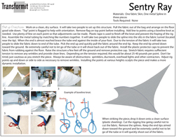 Sentry Ray Directions 255