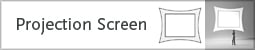 projection screen tab