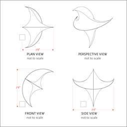 Moon Ray 7%27 dims 255