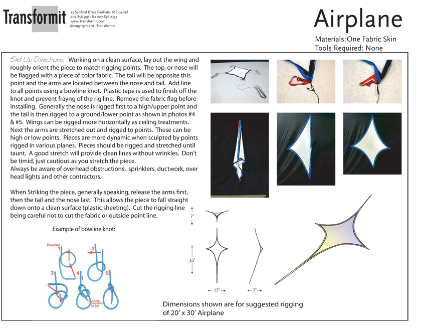 Airplane Wing Directions 840