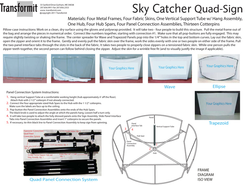 Sky Catcher Quad Sign Direction 840