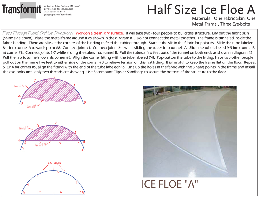 Half Size Ice Floe A Feed Thru Tunnels Directions 2011
