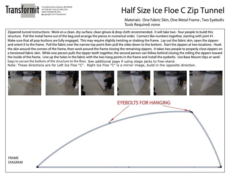 Half Size Ice Floe C Feed Thru Tunnels Directions 2011 255