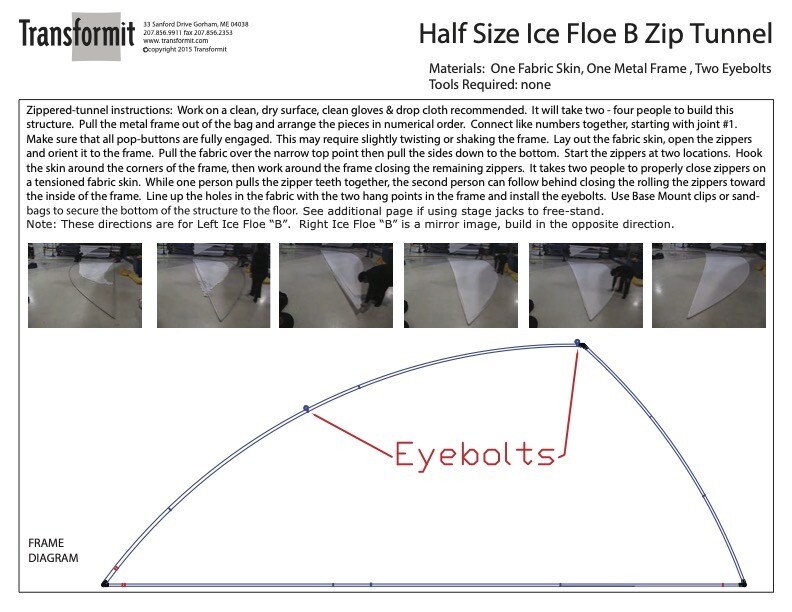 Half Size Ice Floe B Feed Thru Tunnels Directions 2011 840