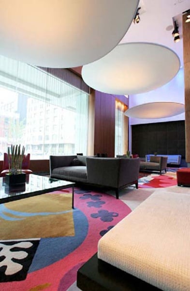 Client: Hotel Gansevoort Designer: The Stephen B Jacobs Group Ready-mades used: Circle Flats