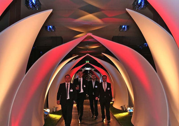 Client: Adam and Eva 2010 Design: Transformit Lotus Leaf Tunnel