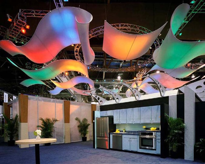Fabric structures, ready-made, Fascinating Rhythms, canopy, Client: Phoenix Presentations.
