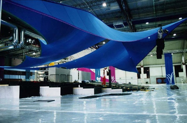 Fabric structures, custom, canopy, exhibit