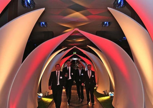 Fabric structures, ready-made, entryways, Client: Adam + Eva 2010