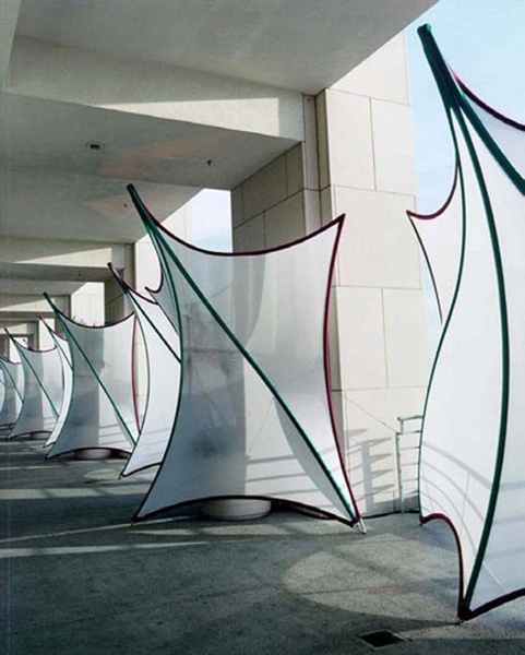 Fabric structures, ready-made, entryways