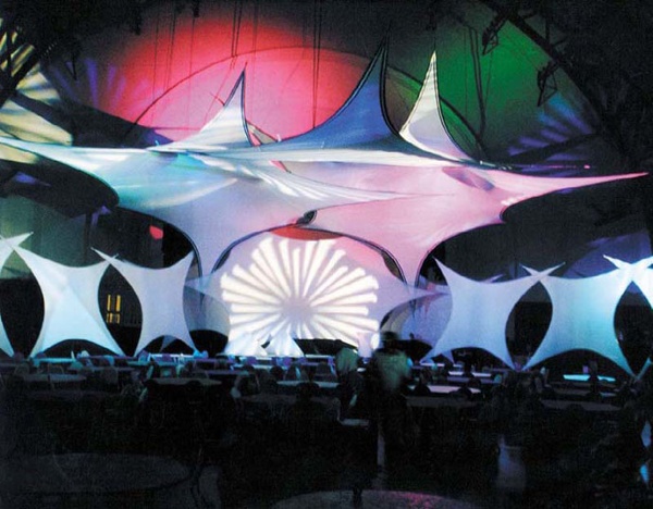 Fabric Structures, Ready-Made, Stages, Dallas Star 6, Florida Bird, Diamond, Airplane.