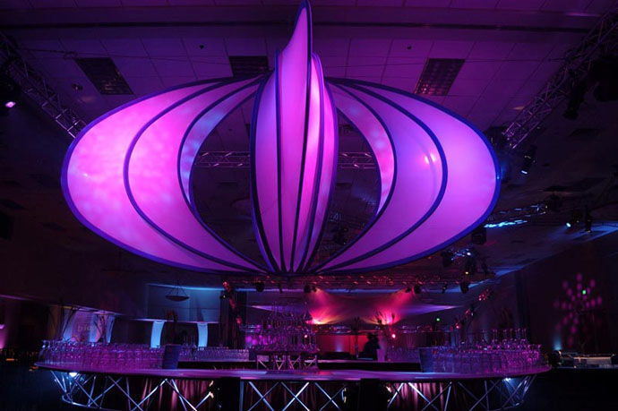fabric structure, Ready-Made, hospitality, client: Creative Visions, BioGen Bar, Sheraton Imperial Hotel, Durham, NC