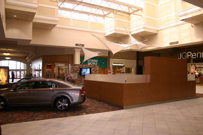 Fabric structures, ready-made, malls, Greenwood Park Mall, Greenwood, IN