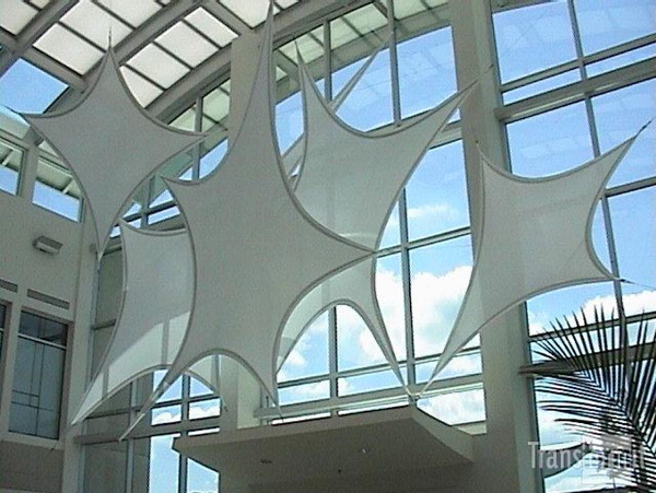 Fabric structures, custom, public spaces, wings, daylighting, Client: Obrien/Atkins Associates
