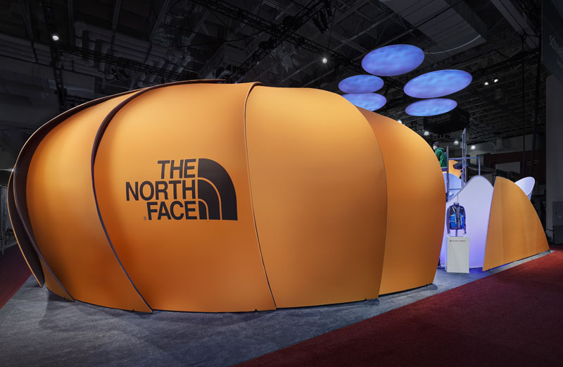 The North Face at Outdoor Retailer 2011 This 100' x 60' space won Best in Show, and a MOD AWARD for Best Green Design.