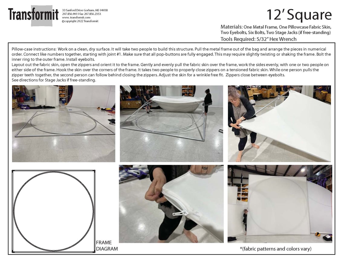 12 Square directions