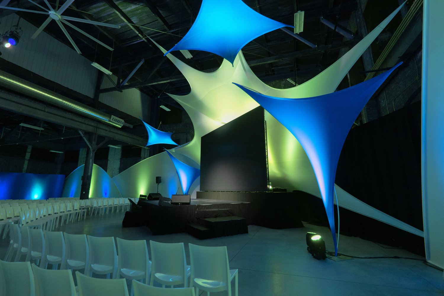 Brick South Stage - Blue