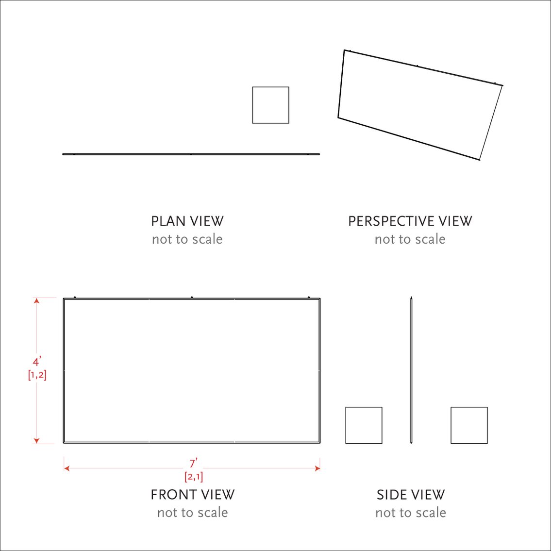 Rectangle Flat Views 4